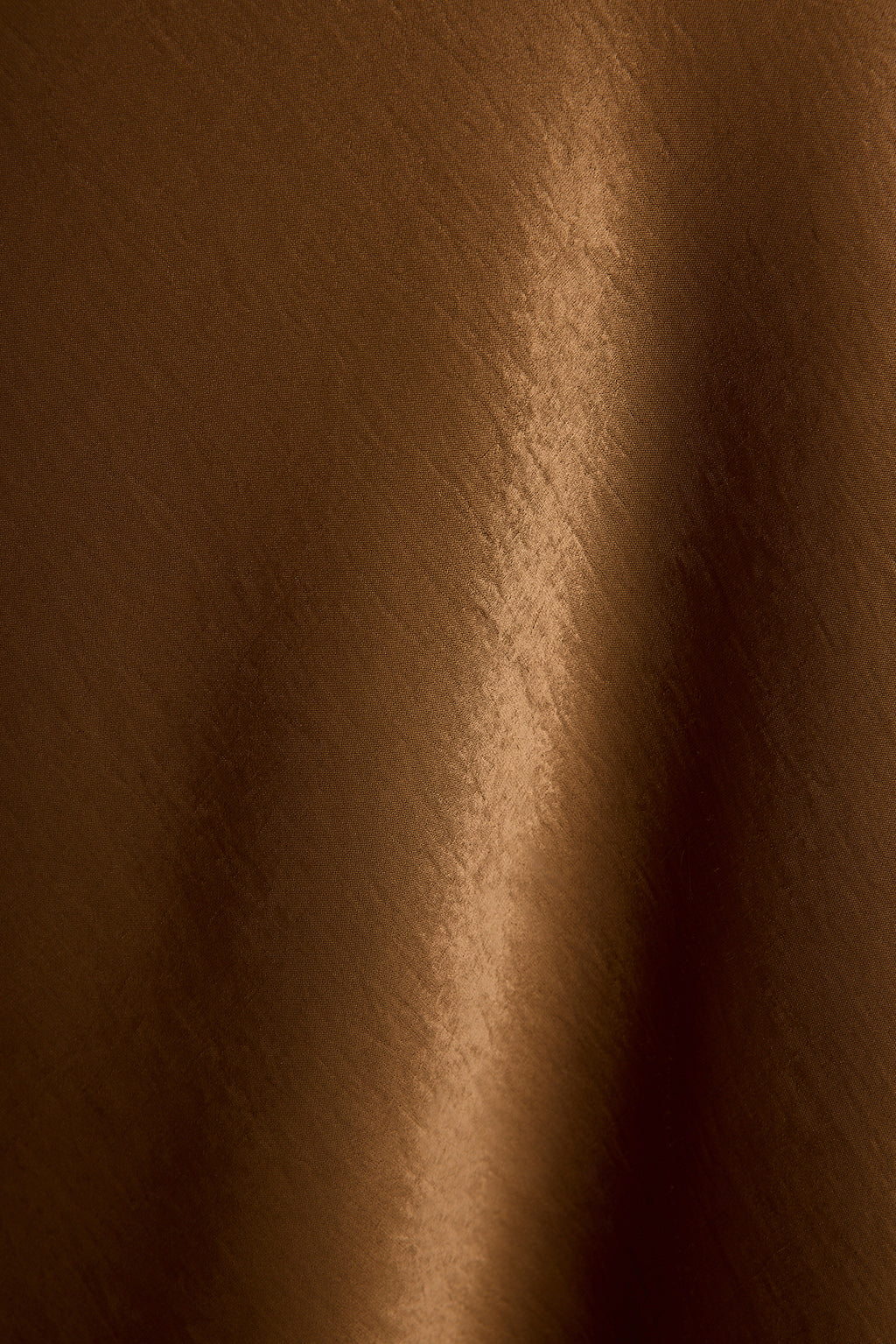 Dolce Bronz Saten Maxi Elbise