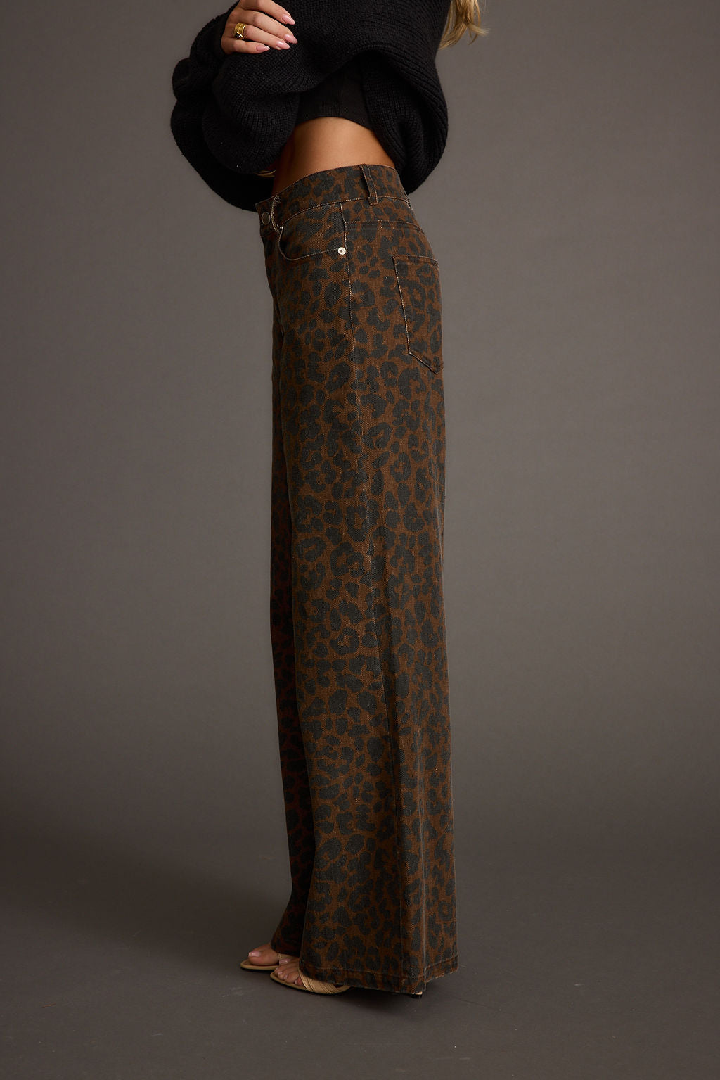 Midland Leopar Desenli Pantolon