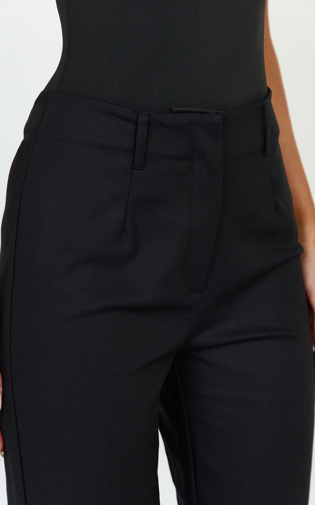 Pietra Pantolon - Siyah Düz Paça Pantolon