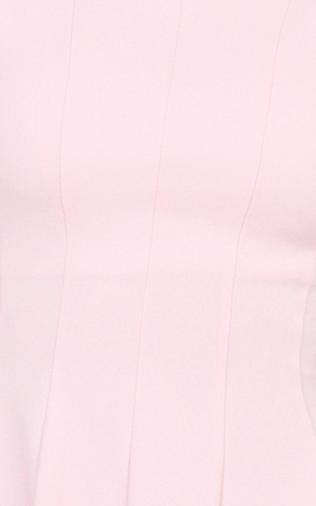 Becky Mini Elbise - Pembe Yüksek Yaka Kolsuz Fit & Flare Elbise