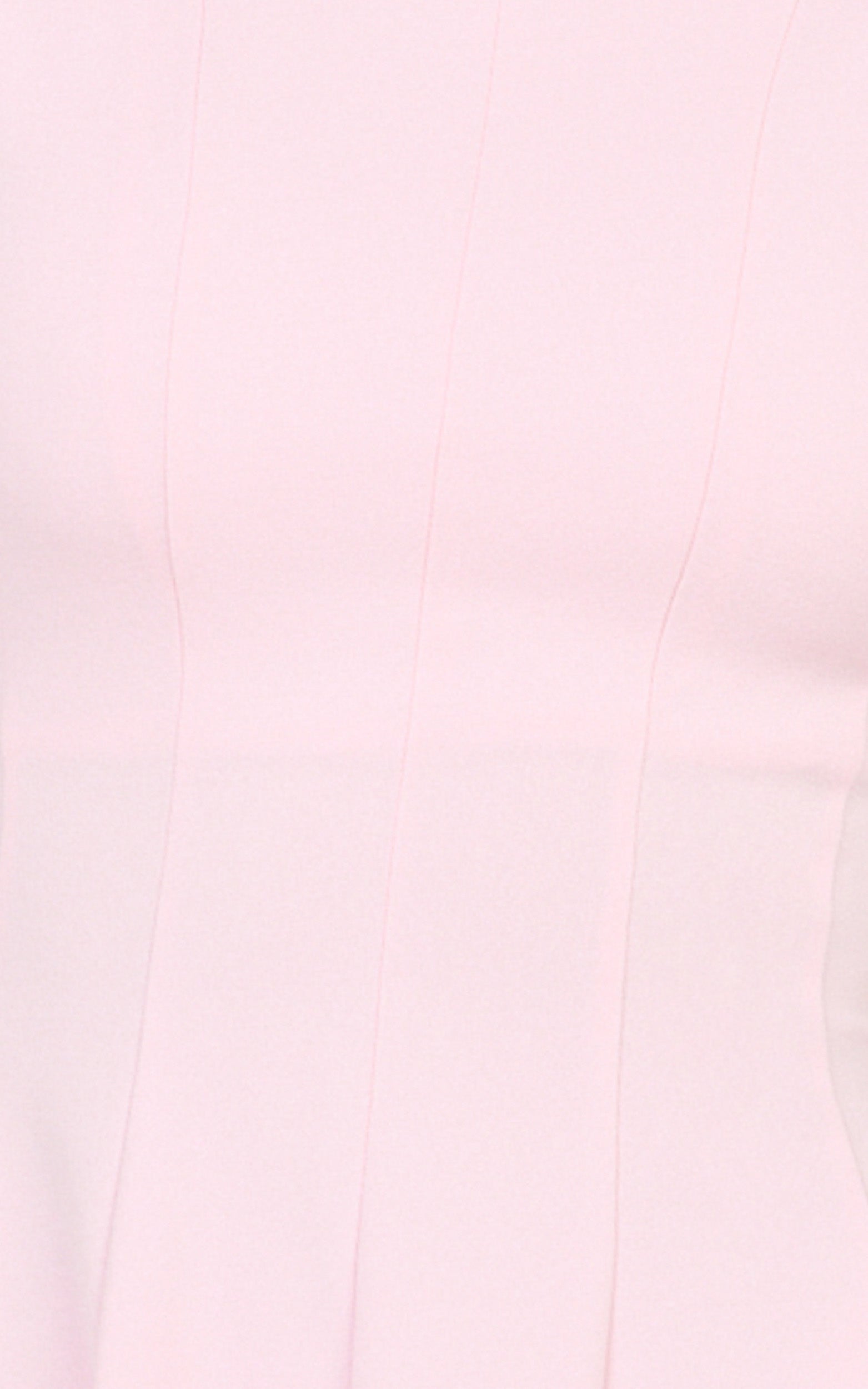 Becky Mini Elbise - Pembe Yüksek Yaka Kolsuz Fit & Flare Elbise