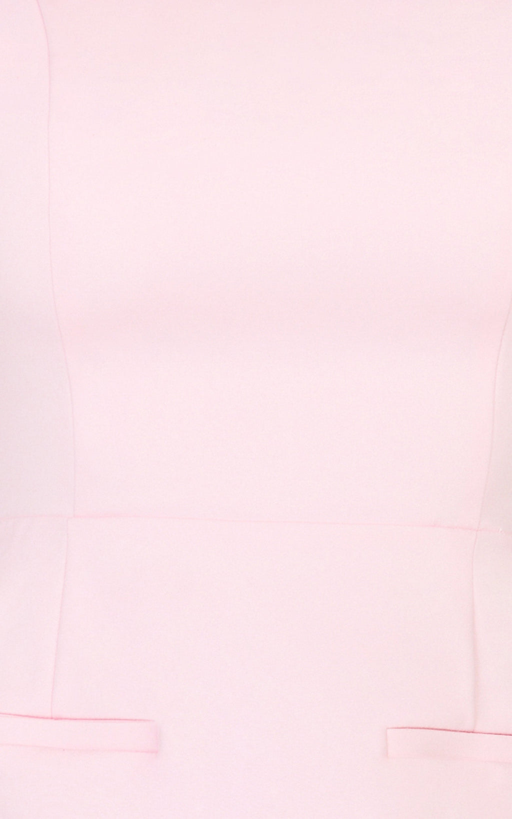 Eloise Şort Tulum - Pembe Düz Yaka Fit & Flare Tulum