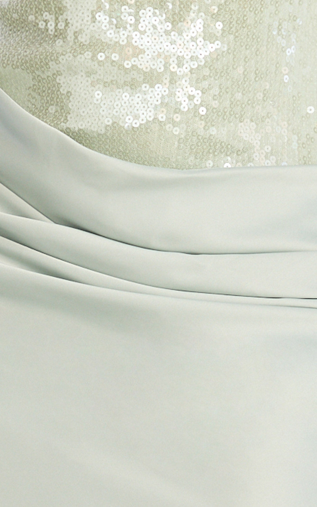 Jasmin Maxi Elbise - Adaçayı Payetli Katmanlı Elbise