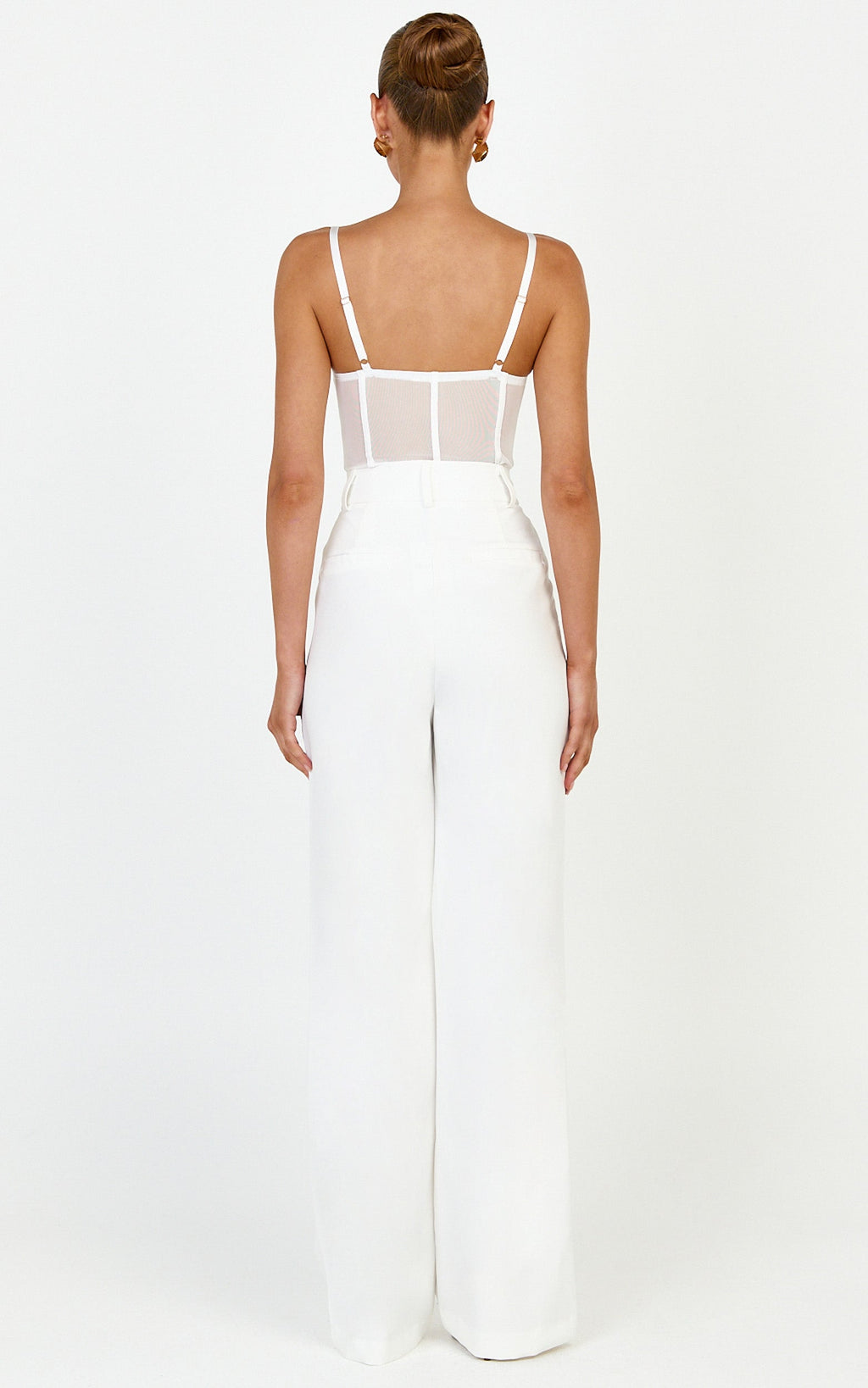 Iris Bodysuit - Krem Korse Dantel Bodysuit