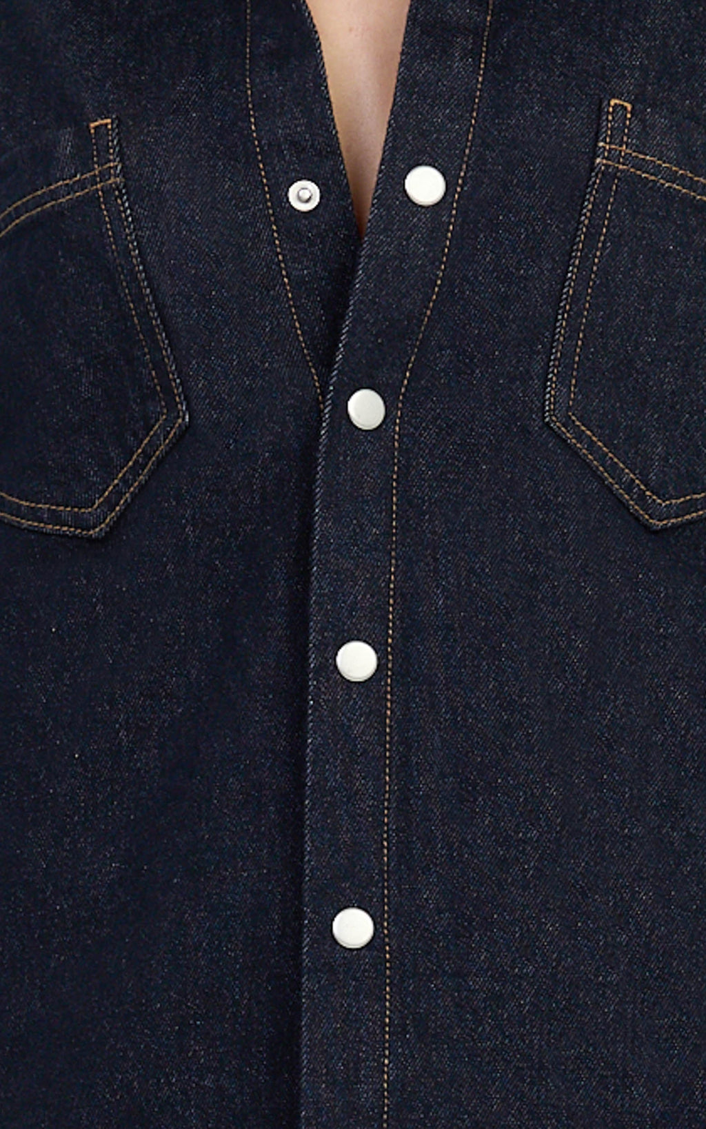 Faharra Gömlek - Ham Geri Dönüştürülmüş Pamuklu Denim Gömlek