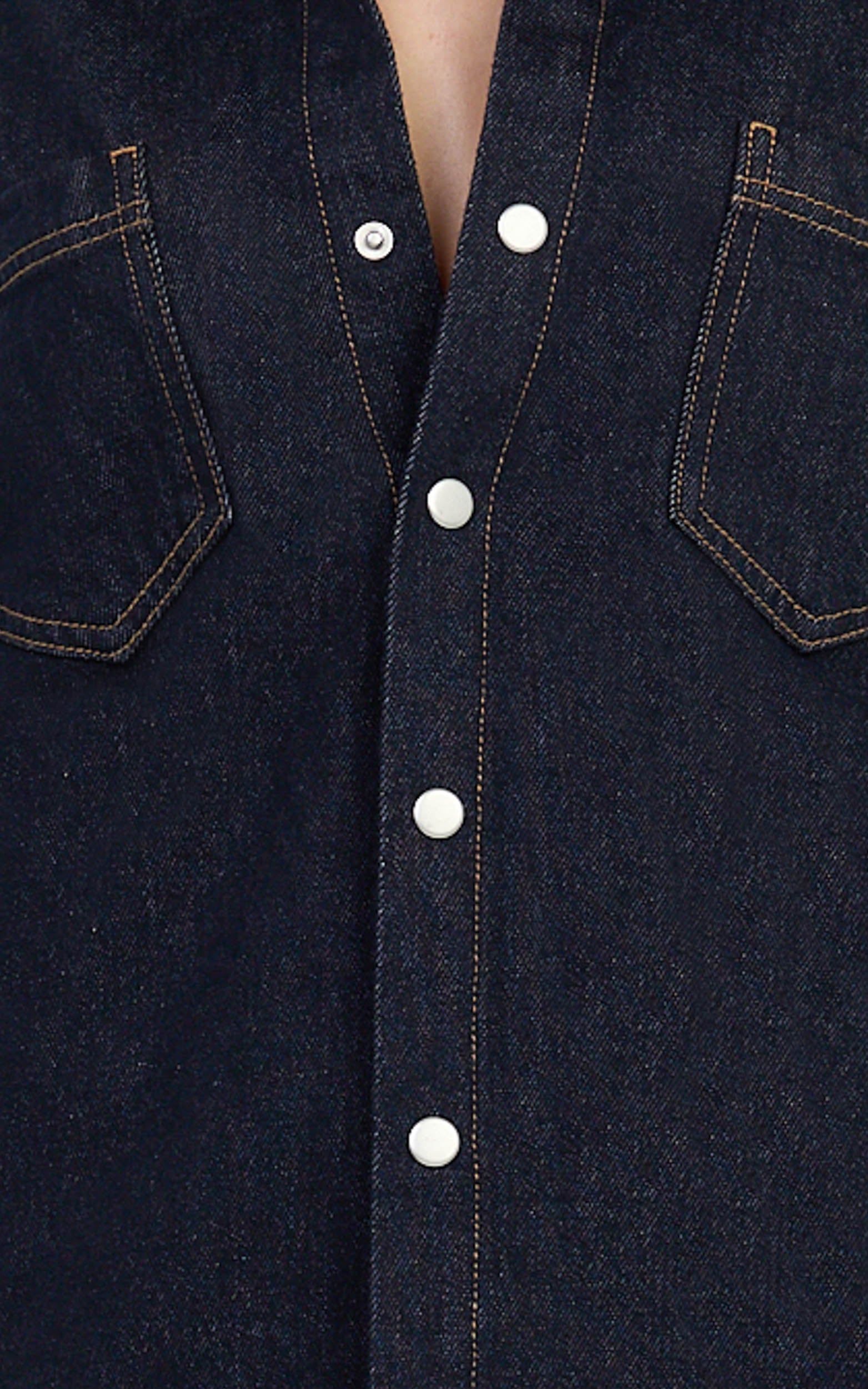 Faharra Gömlek - Ham Geri Dönüştürülmüş Pamuklu Denim Gömlek