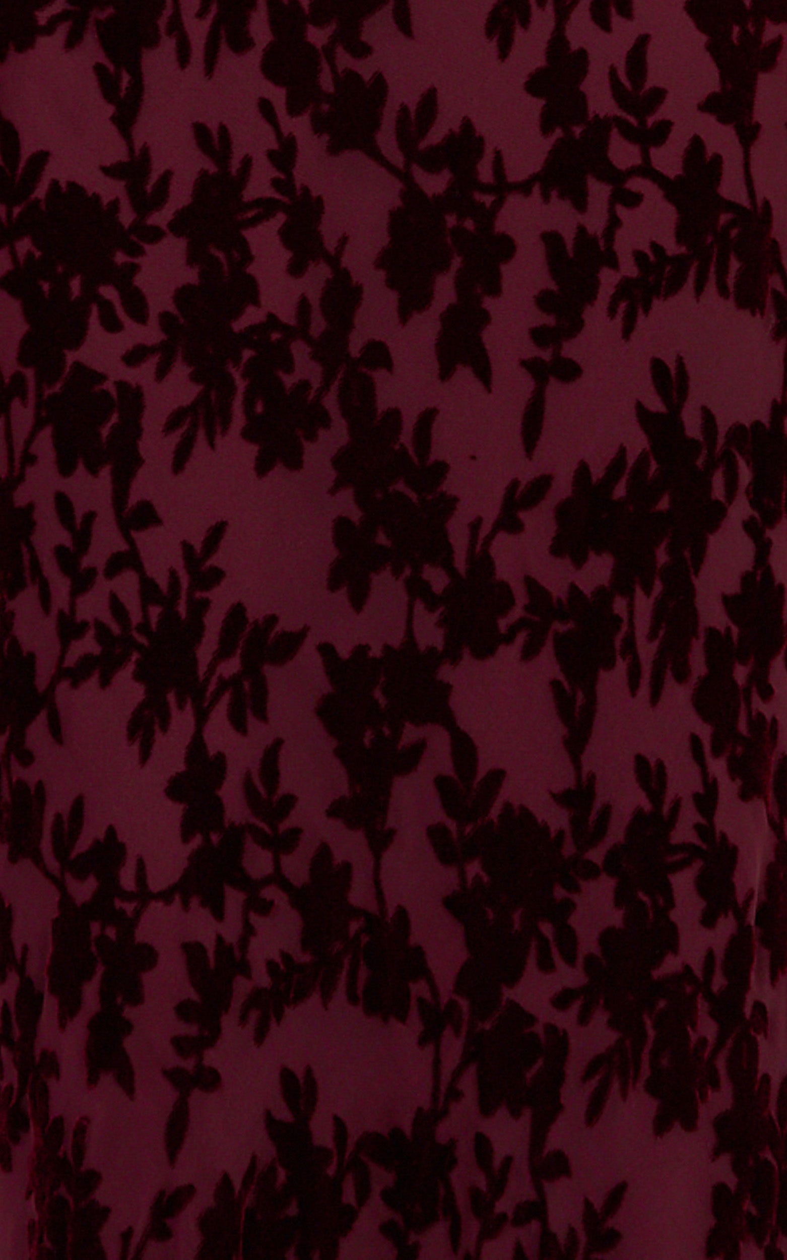 June Maxi Elbise - Bordo Degaje Yaka U Sırt Slip Elbise