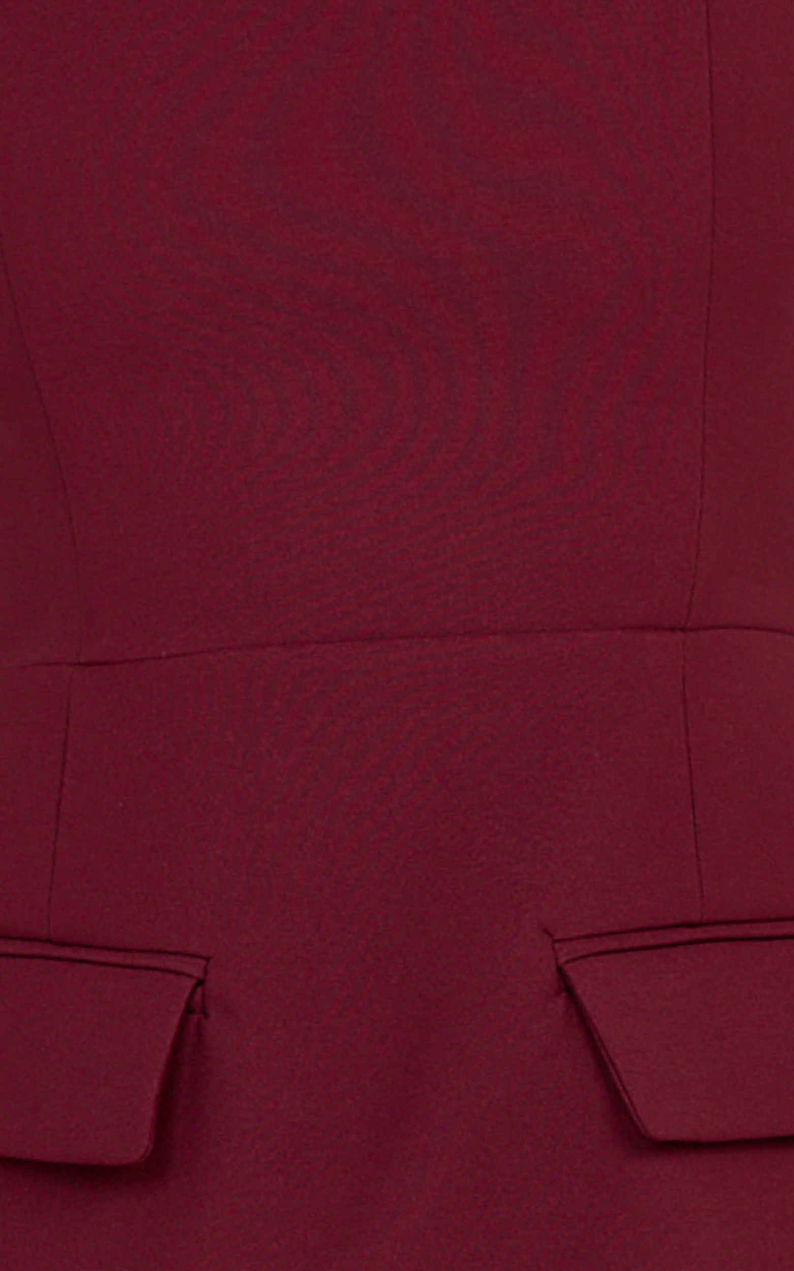 Katia Mini Elbise - Bordo Askılı Korse A Kesim Elbise