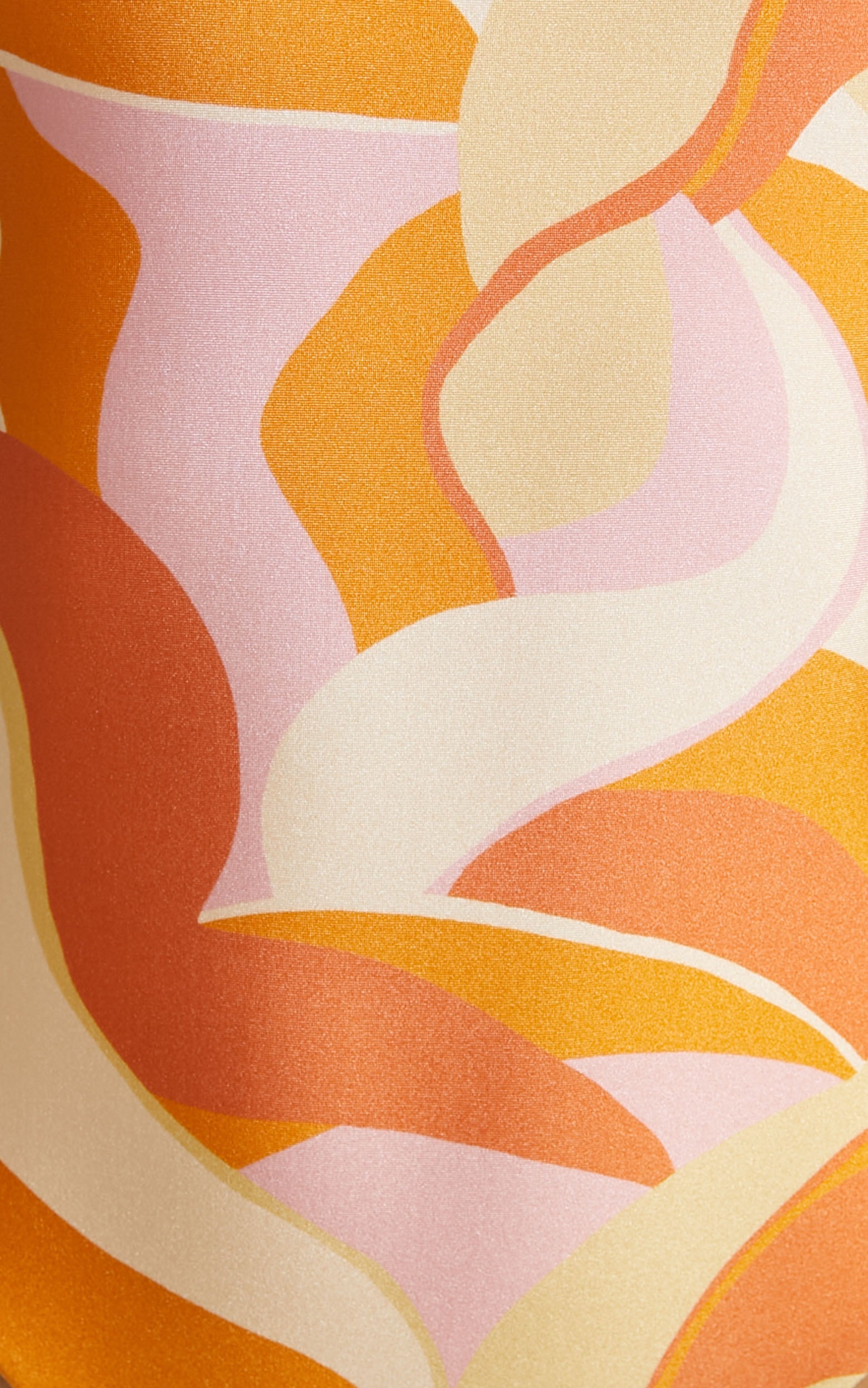 Malik Mayo - Summer Swirl Desenli Düşük Sırtlı Mayo