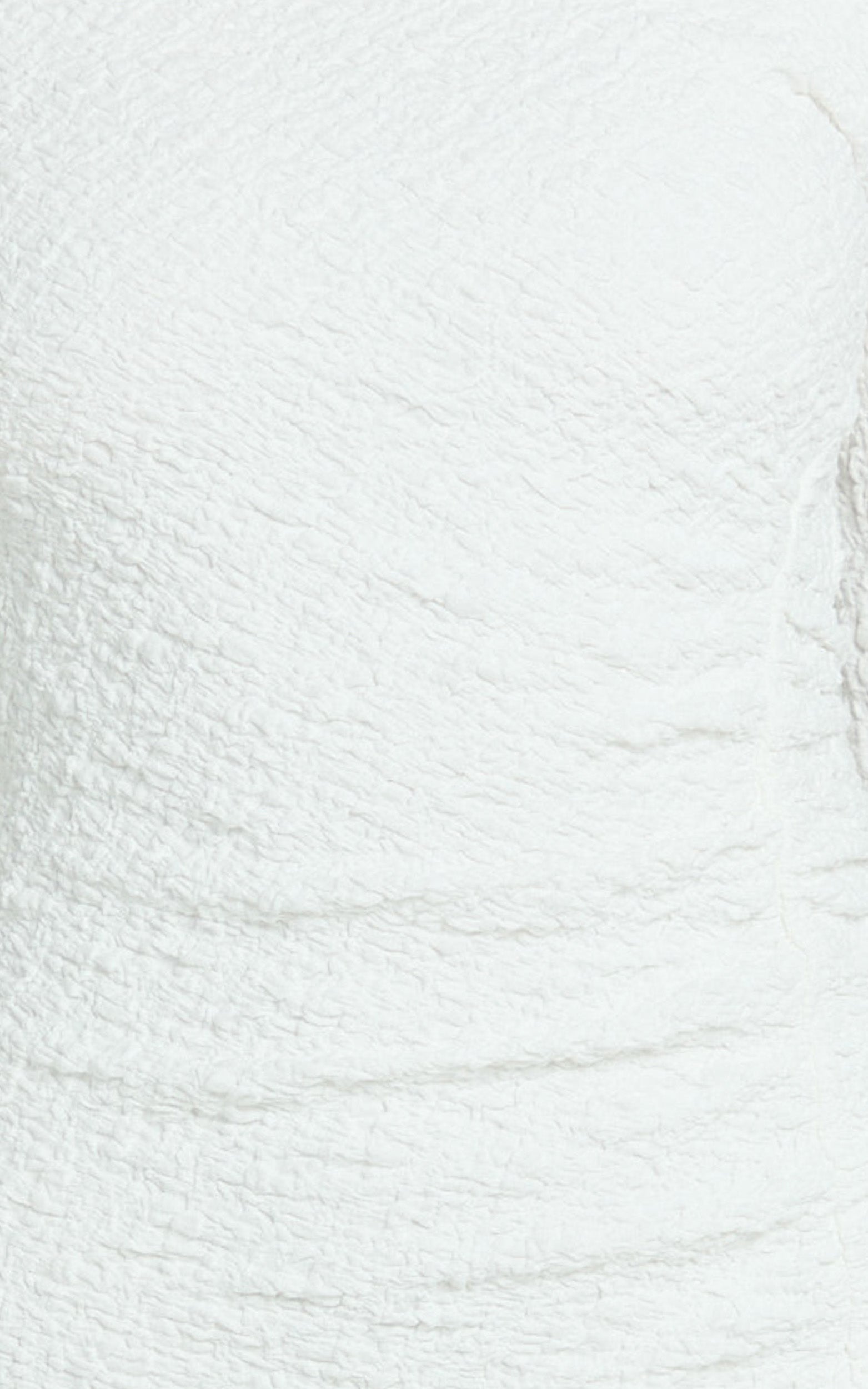 Abbie Mini Elbise - Beyaz Dokulu Jarse Omuz Detaylı Büzgülü Bodycon Elbise