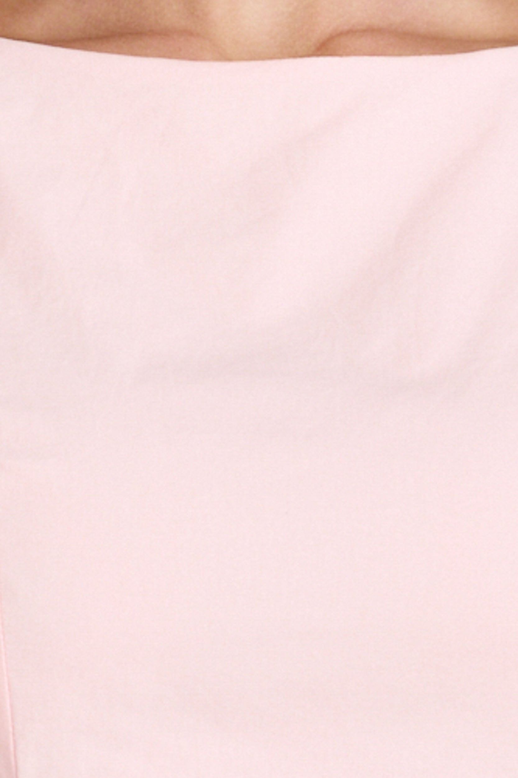 Casina Midi Elbise - Açık Pembe Kayık Yaka Arkadan Bağlamalı Fit & Flare Elbise