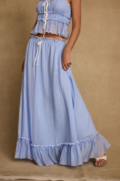 Dahlia Mavi Maxi Etek