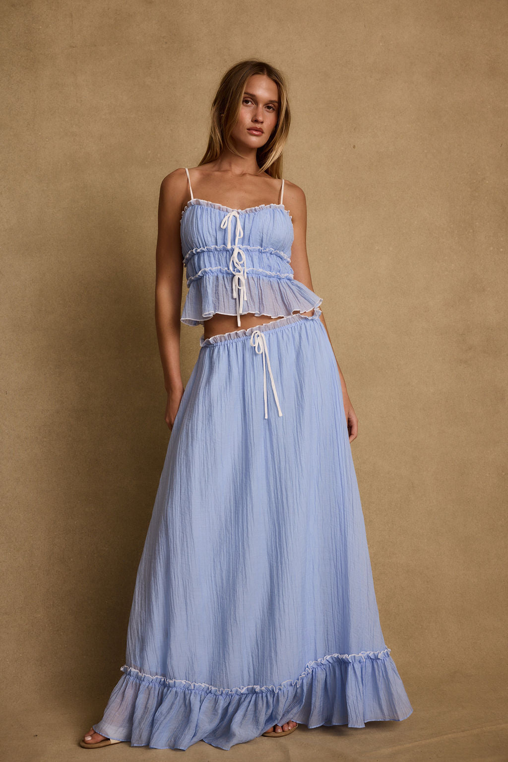 Dahlia Mavi Maxi Etek