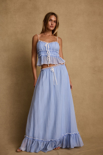 Dahlia Mavi Maxi Etek