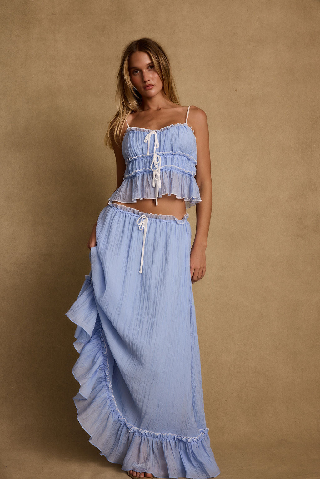 Dahlia Mavi Maxi Etek