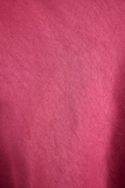 Dolce Fuşya Saten Maxi Elbise