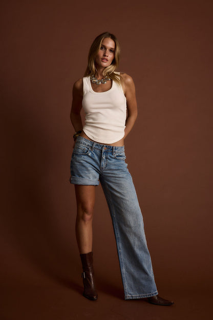 Eastwood Açık Mavi Tek Paça Boyfriend Jean