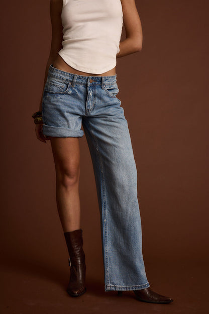 Eastwood Açık Mavi Tek Paça Boyfriend Jean