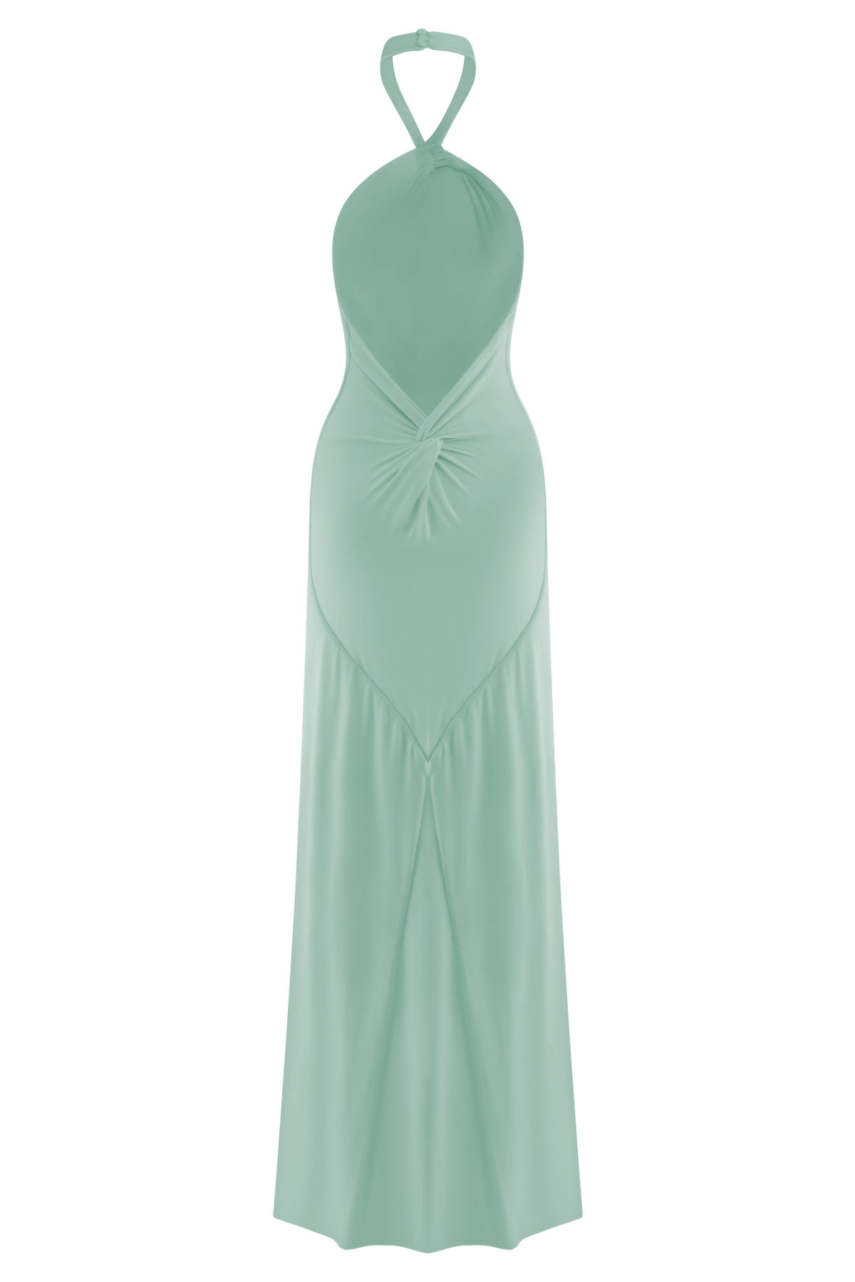 Elyna Slinky Halter Maxi Elbise - Lagoon