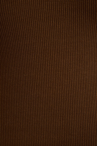 Emily Mocha Halter Üst