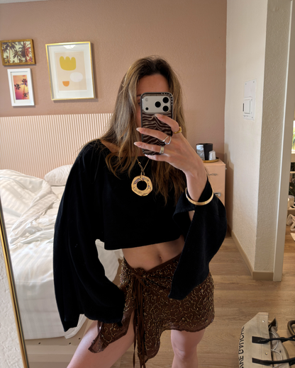 Freya Mocha Boncuklu Pareo