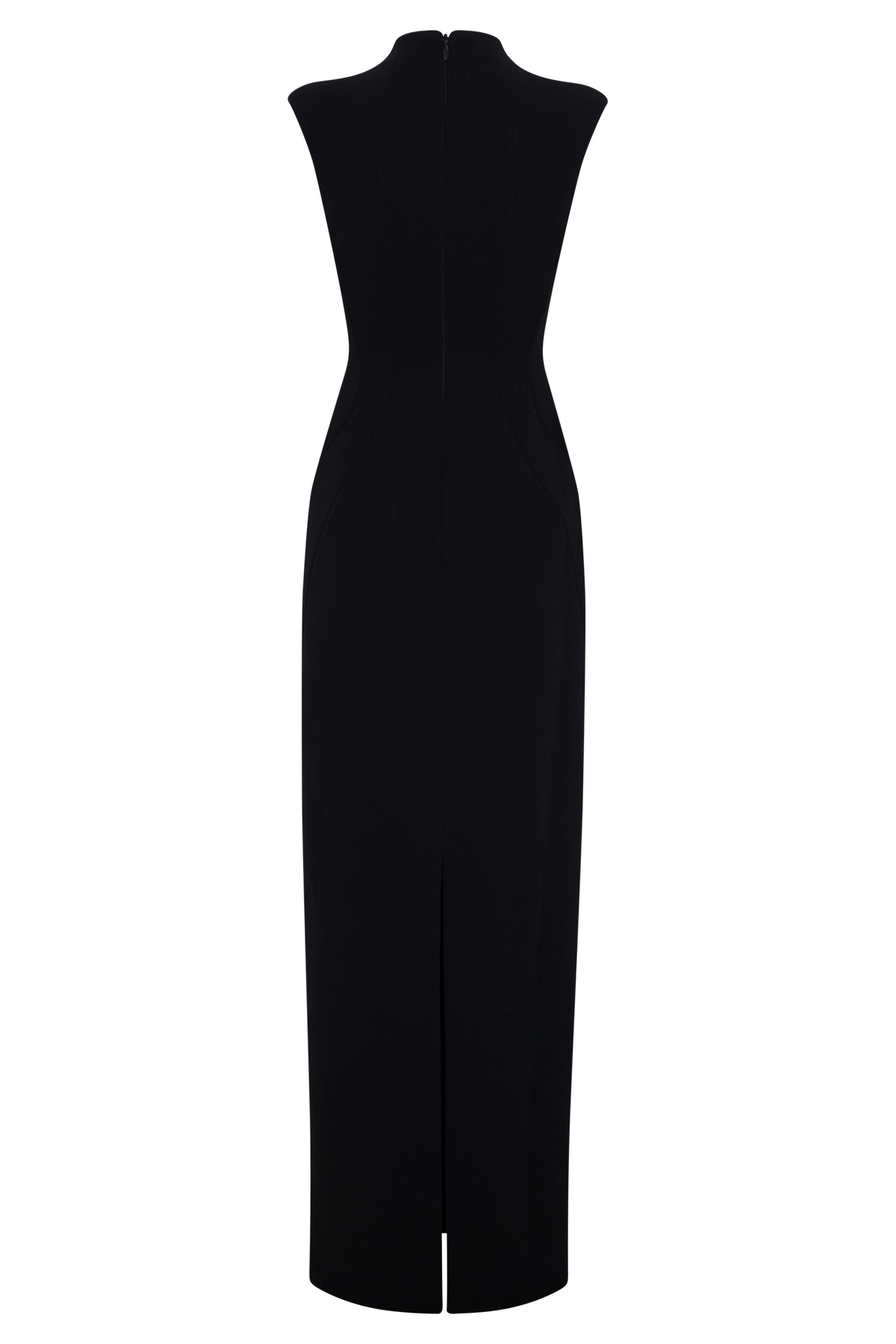Michelle Cut Out Uzun Elbise - Siyah