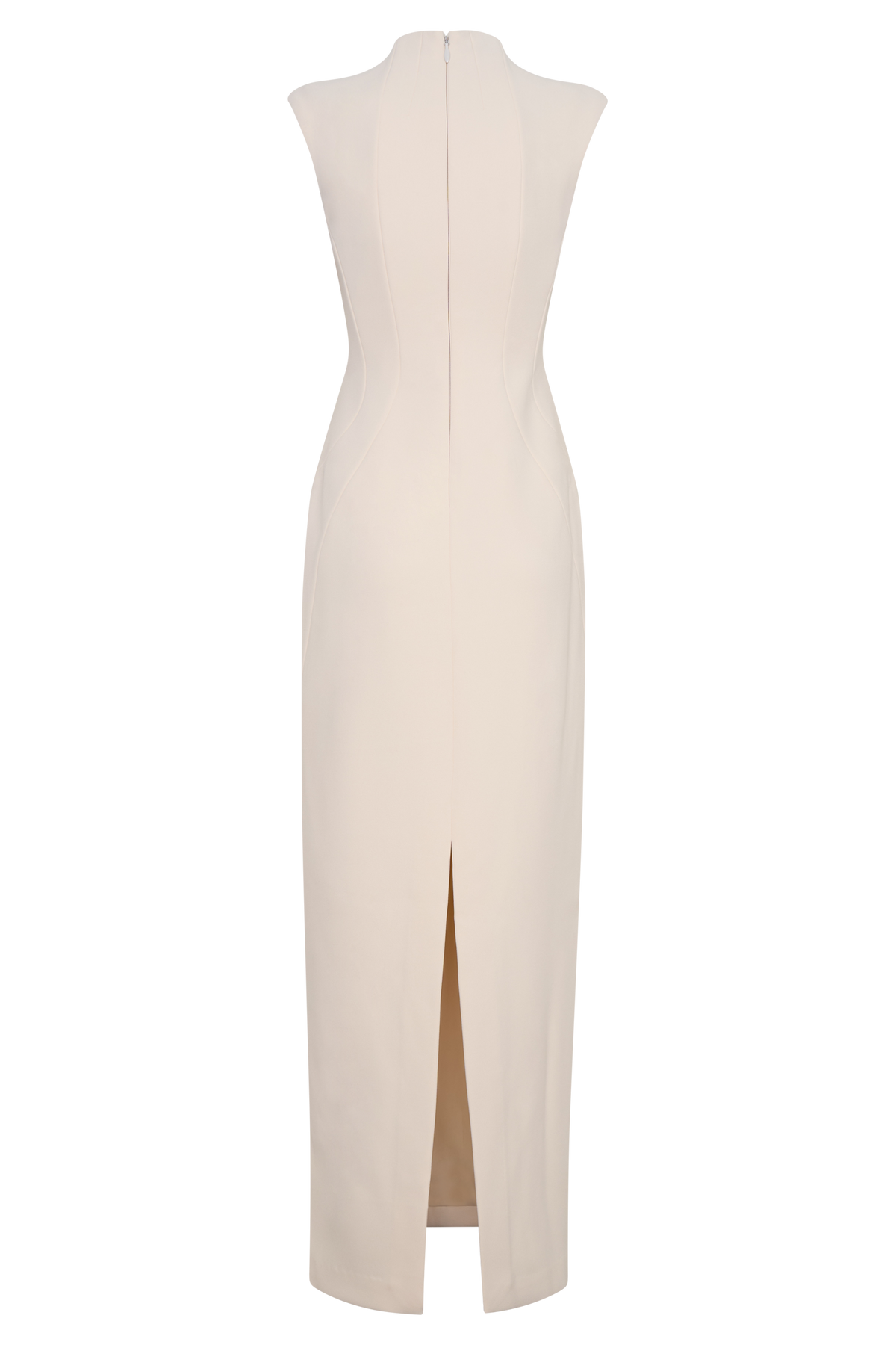 Michelle Cut Out Maxi Elbise - Tereyağı Kremi