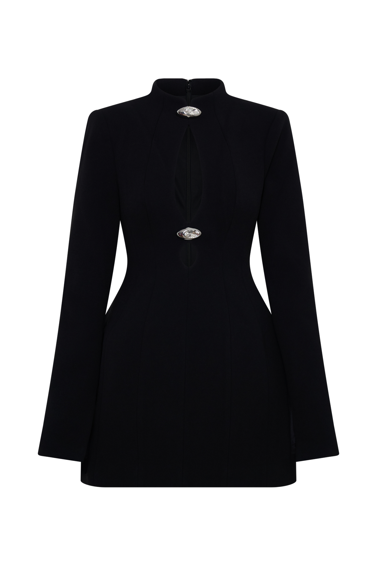 Michelle Cut Out Mini Elbise - Siyah