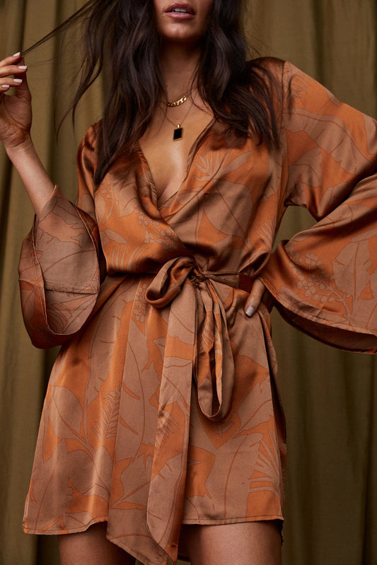 Gold Standard Kiremit Kimono Elbise