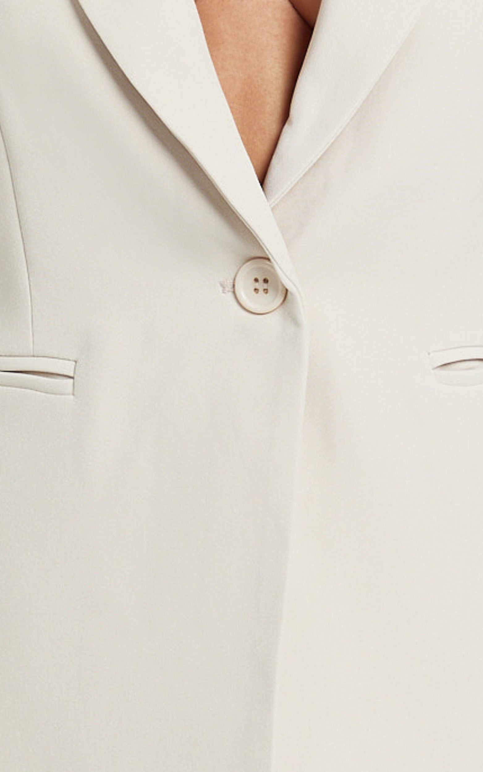 Hermie Blazer - Macun Rengi Tek Düğmeli Blazer Ceket