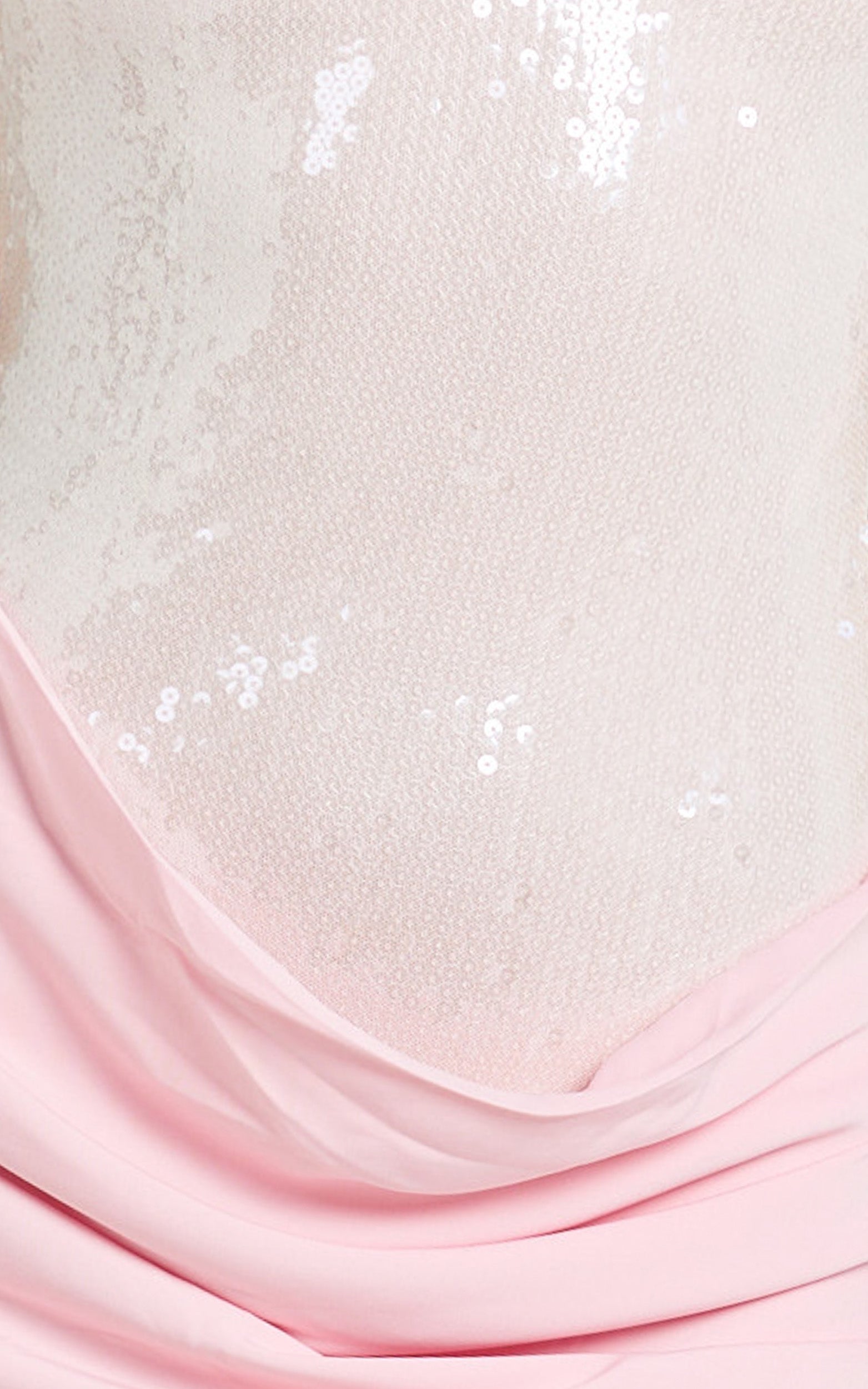 Jasmin Maxi Elbise - Pembe Payet Kaplamalı Elbise