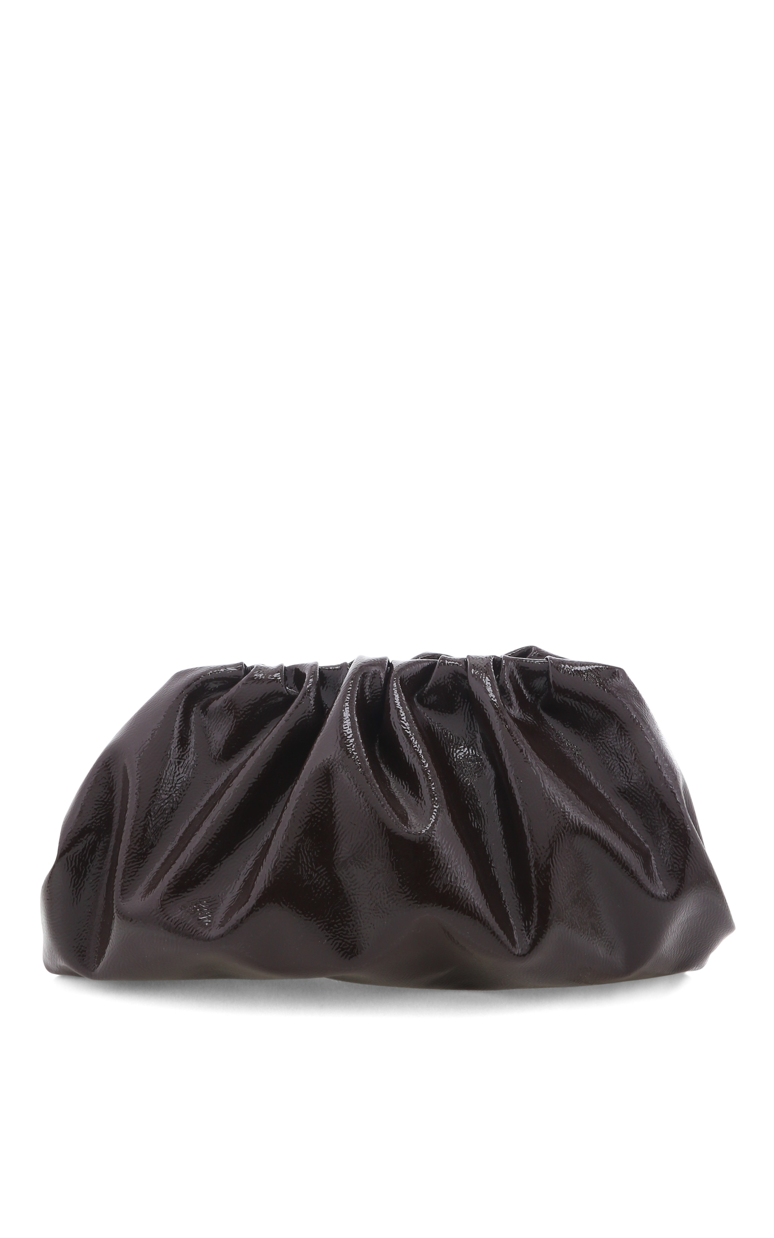 Kyla Clutch Çanta - Çikolata Kırışık Rugan