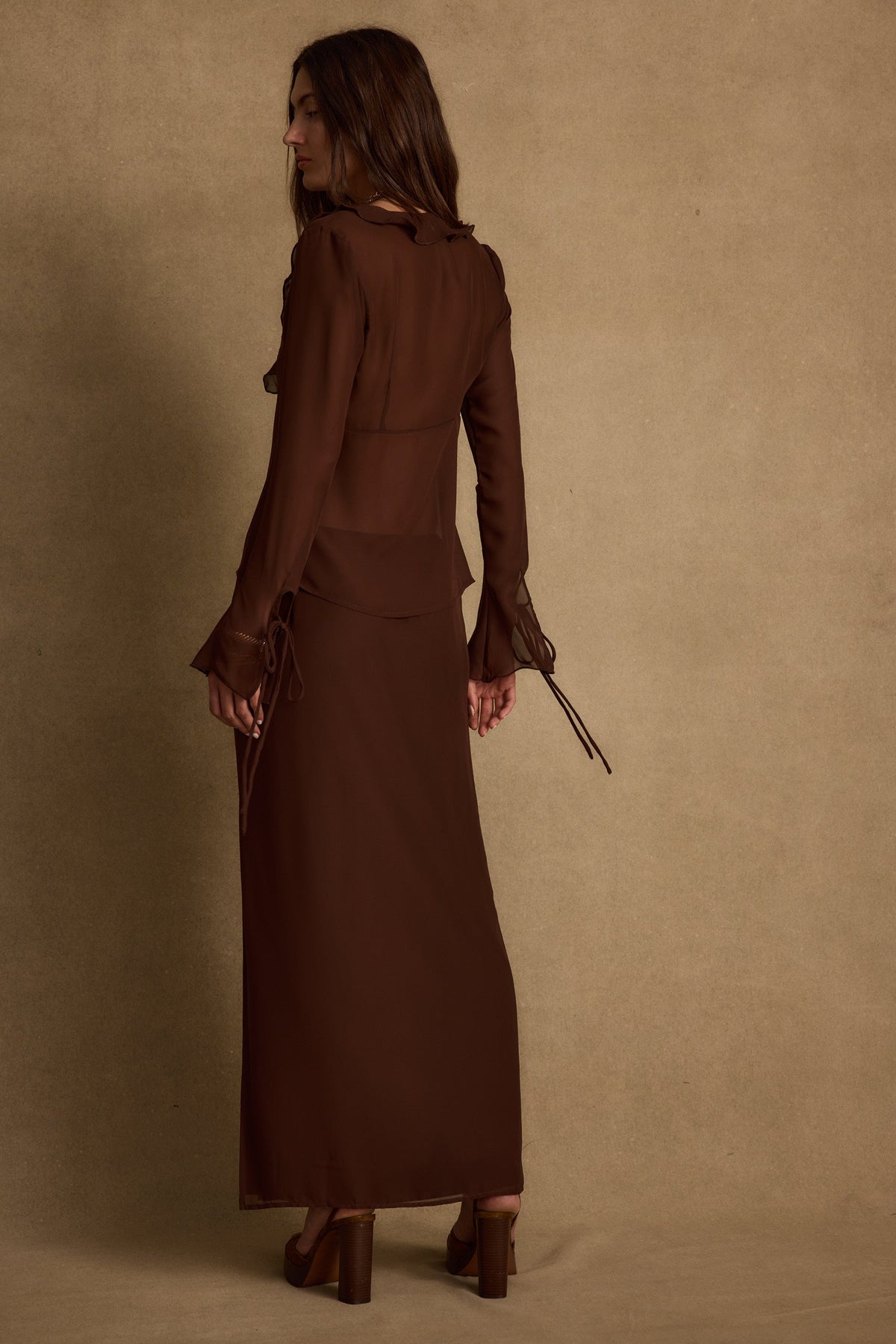 Layla Mocha Maxi Etek