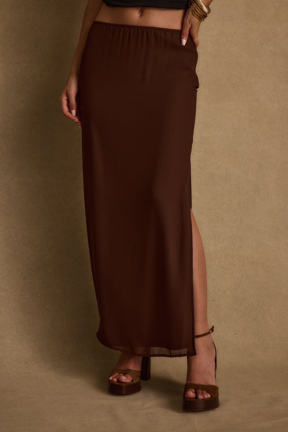 Layla Mocha Maxi Etek
