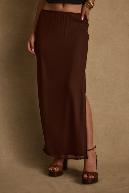 Layla Mocha Maxi Etek