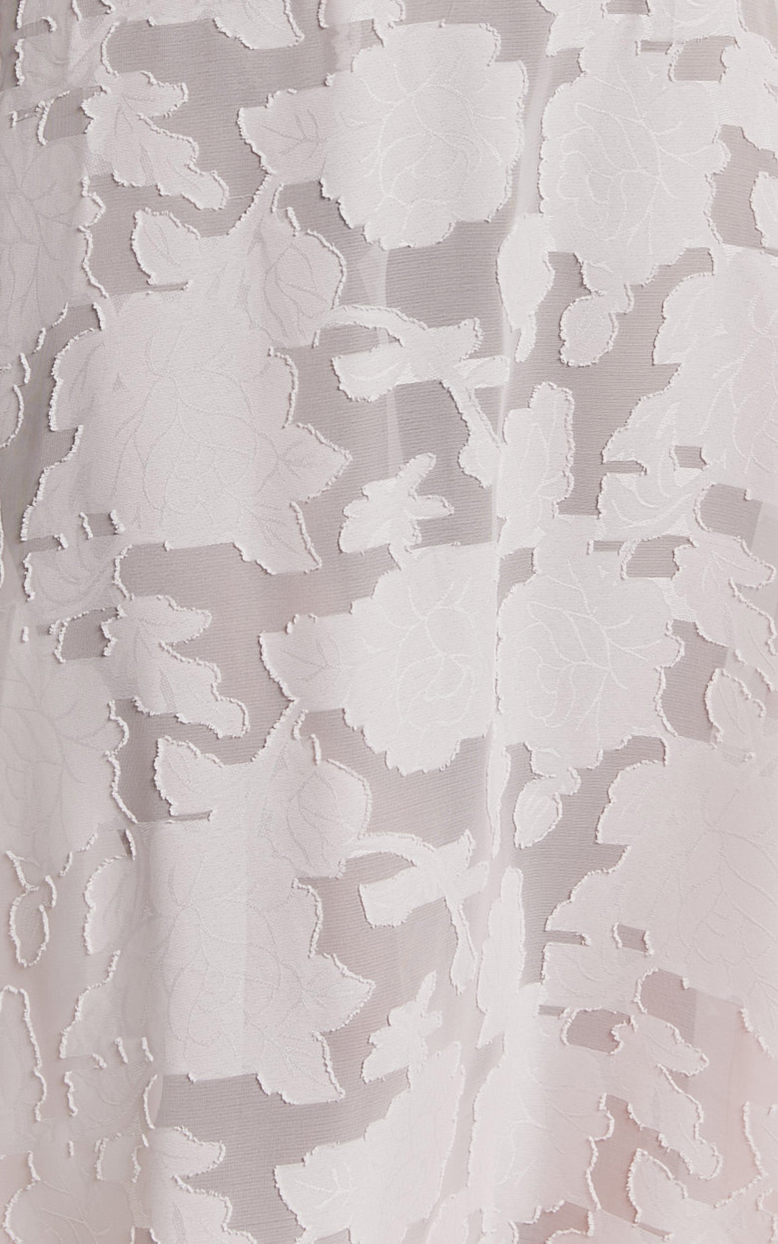 Lily Maxi Elbise - Pembe Transparan Jakarlı Maxi Elbise