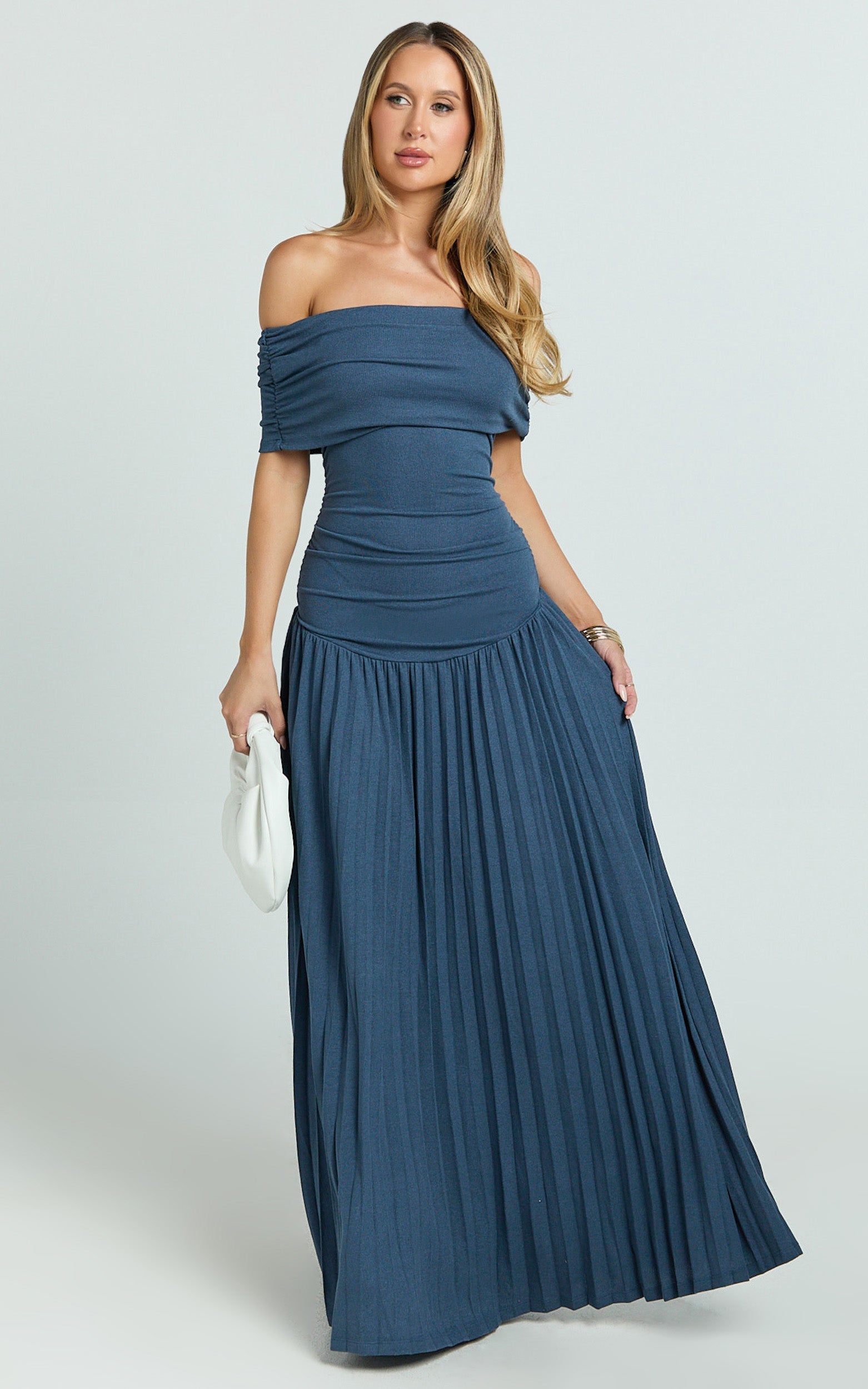 Lioness - Lacivert Field of Dreams Maxi Elbise
