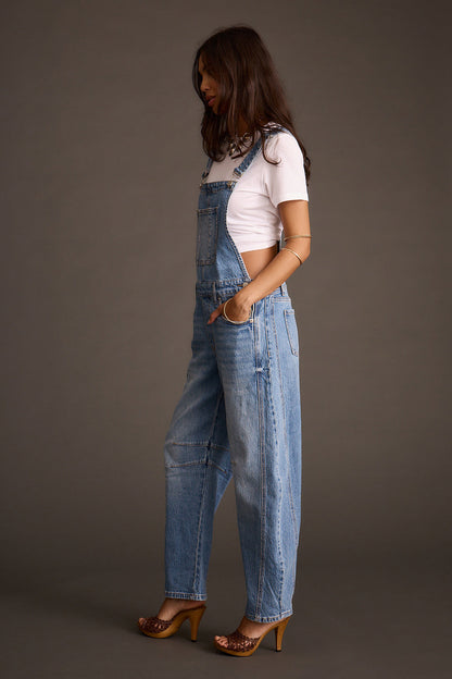 Muse Barrel Denim Salopet