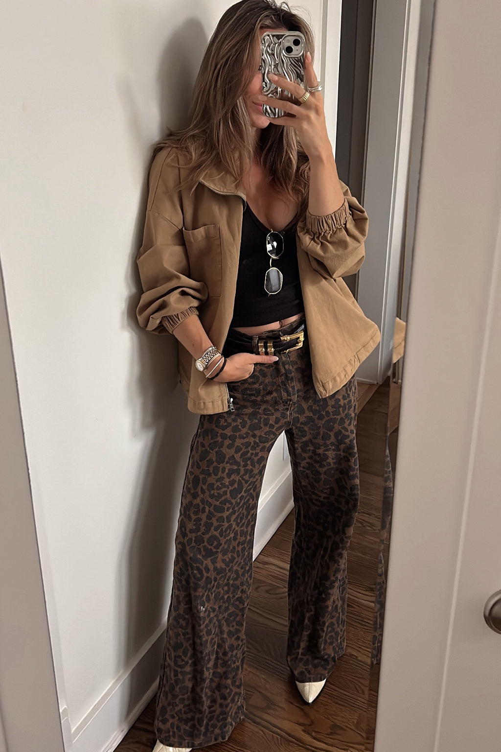 Midland Leopar Desenli Pantolon