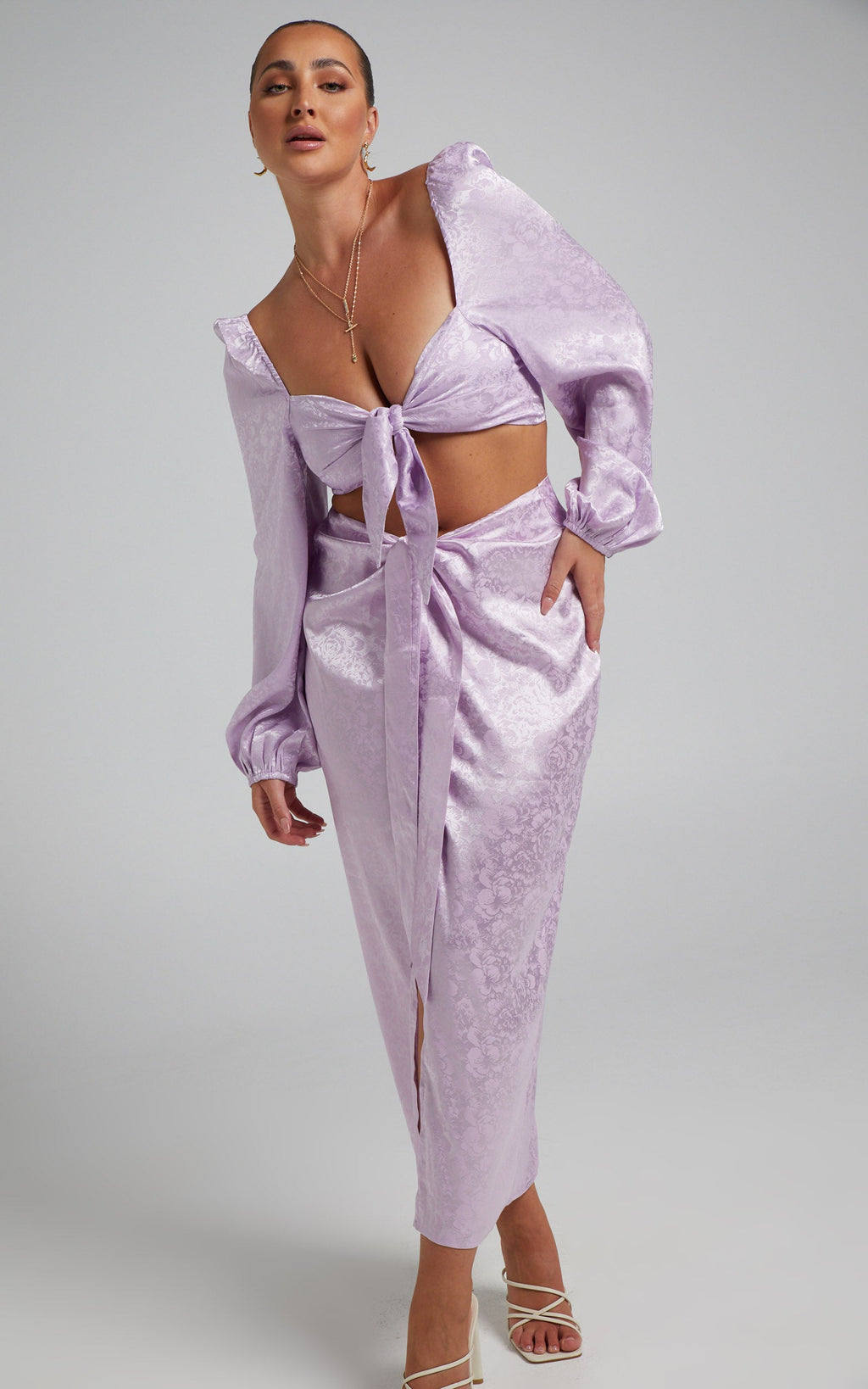 Runaway The Label - Roxie Lila Midi Etek