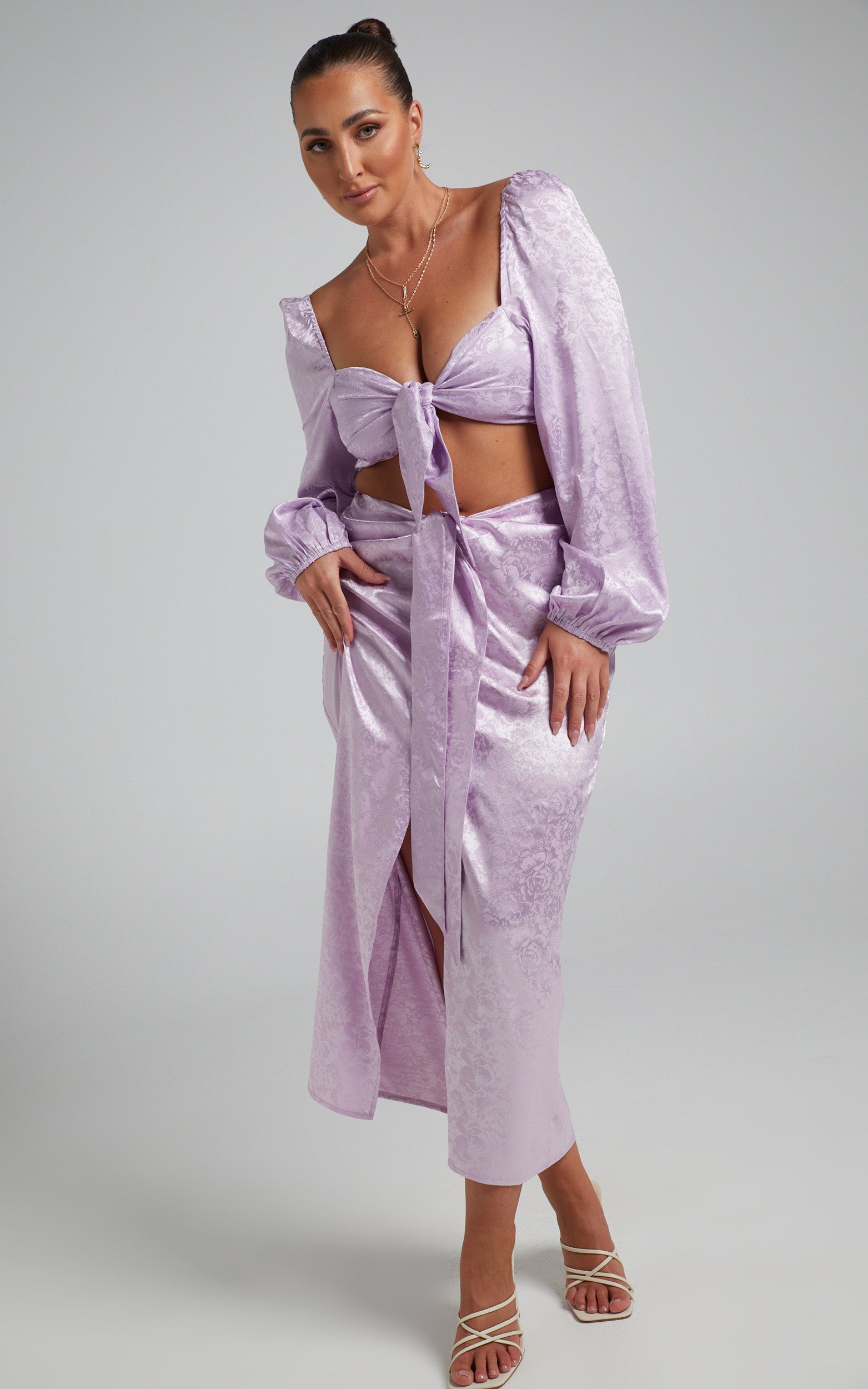 Runaway The Label - Roxie Lila Midi Etek