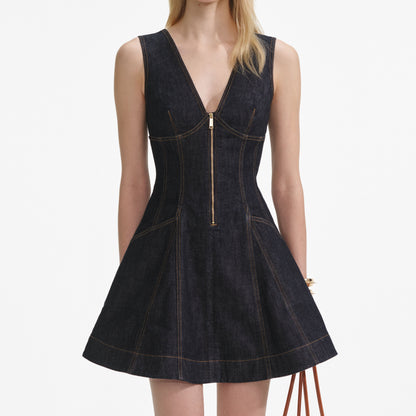 Indigo Kot Mini Elbise