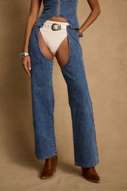 Revelry Zımbalı Kot Chaps