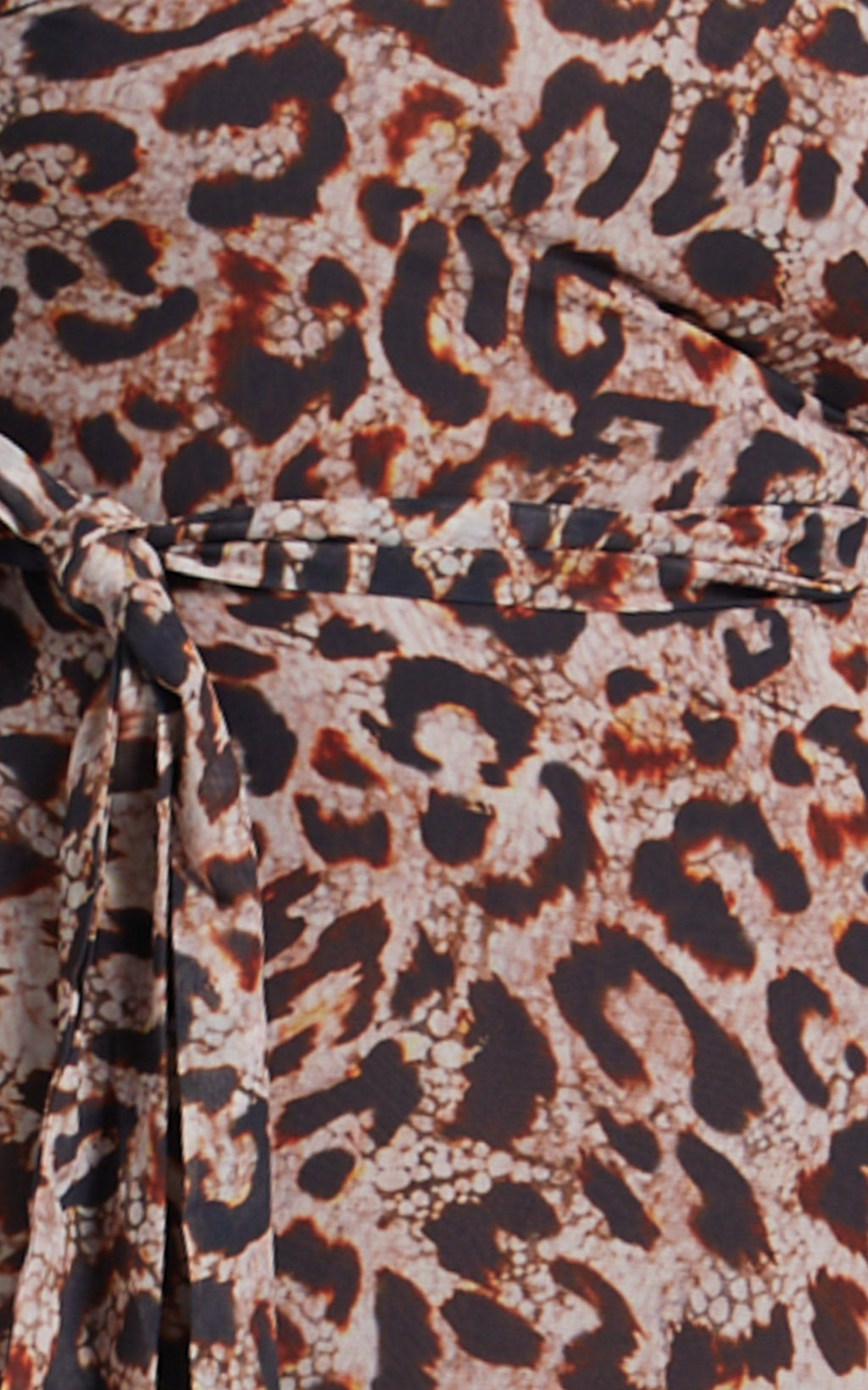 Sherlena Mini Elbise - Leopar Desenli Tek Omuz Elbise