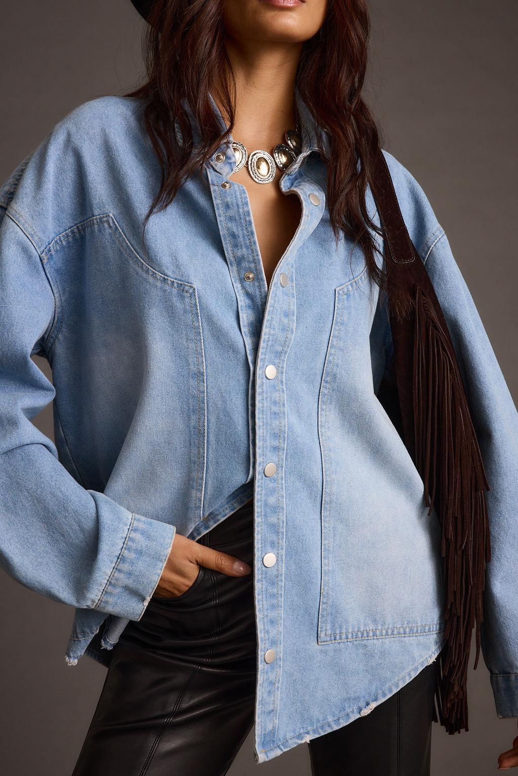 Rocky Açık Denim Düğmeli Gömlek
