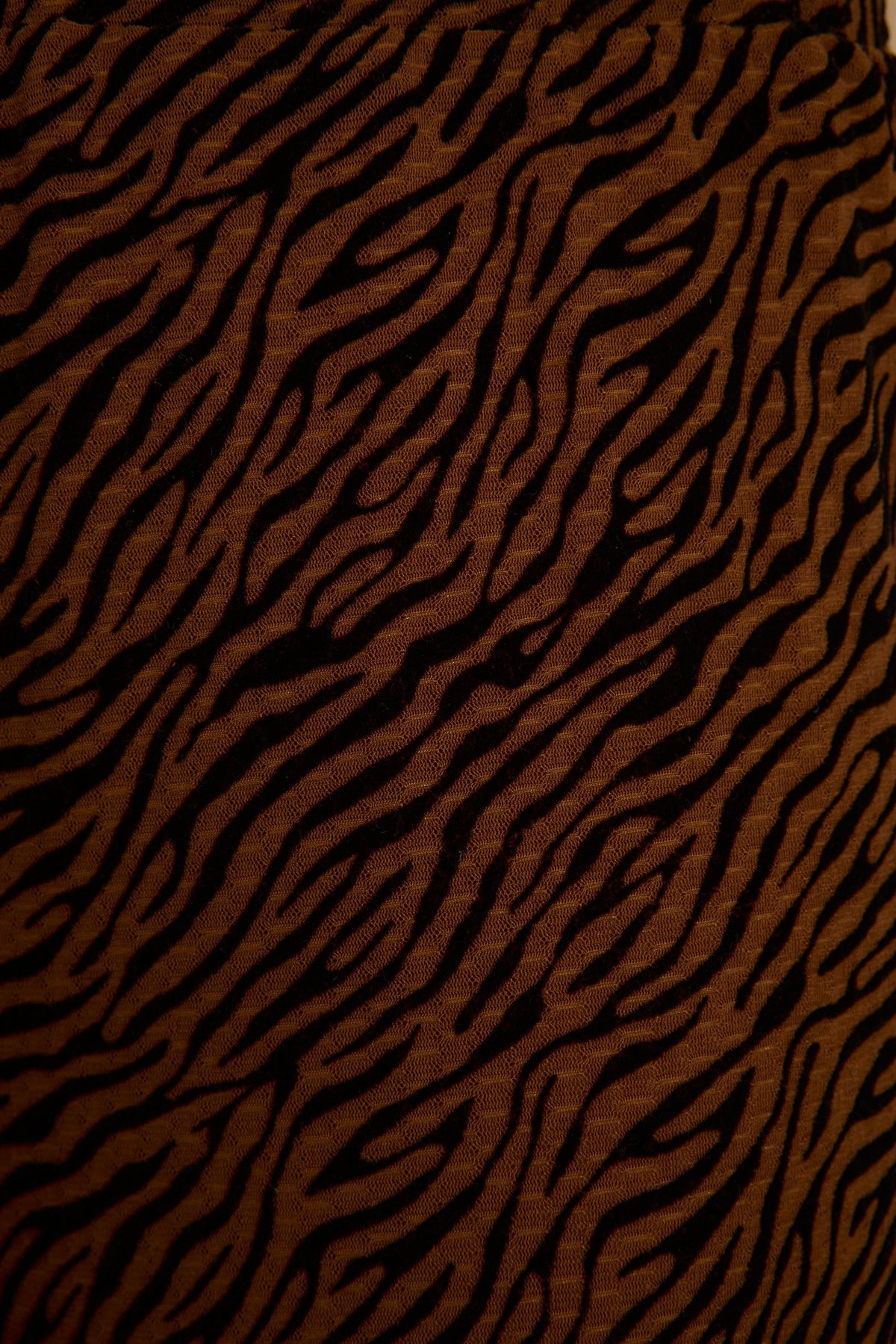 Silver Springs Konyak Zebra Desenli İspanyol Paça Pantolon