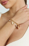 Shellie Charm Bileklik - Altın Rengi