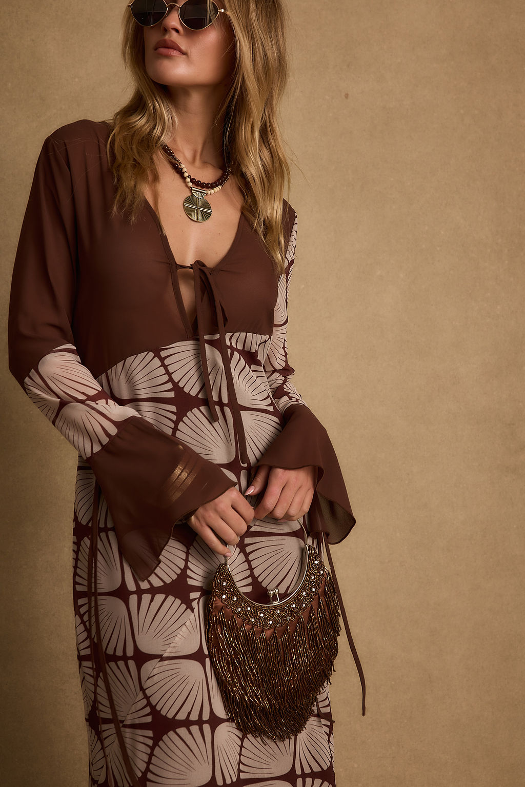 Thea Desenli Maxi Elbise
