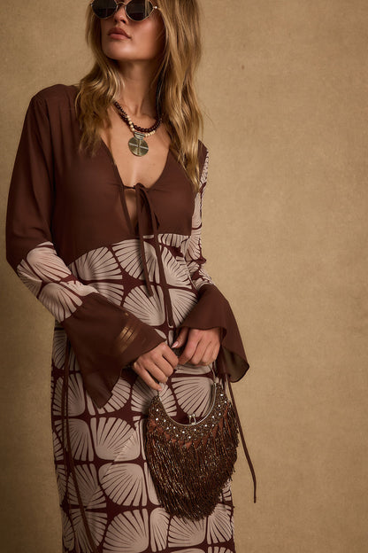 Thea Desenli Maxi Elbise