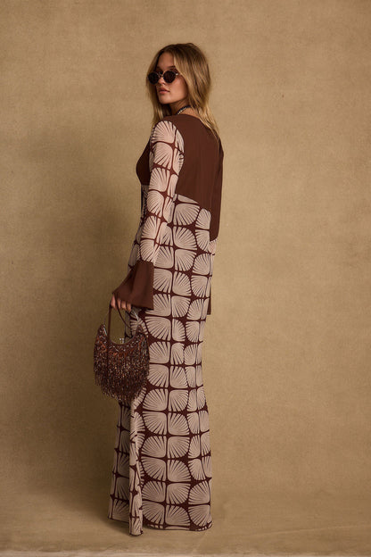 Thea Desenli Maxi Elbise
